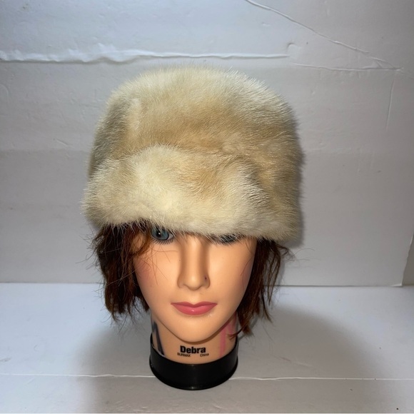 Vintage Women Real Fur Hat